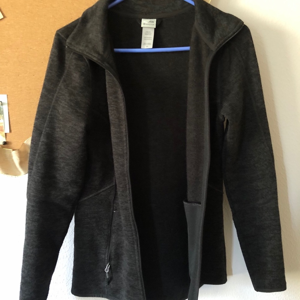 Black Champion Zip Up